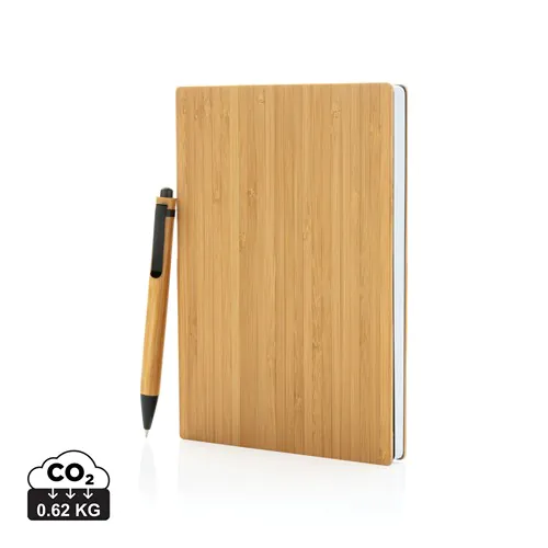 A5 Bamboo notebook & pen set A5 Bamboo notebook & pen set