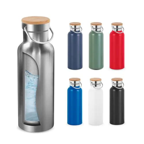 RAGNAR. Bouteille en acier inoxydable (36% recyclée) avec double parois sous vide 570 mL RAGNAR. Bouteille en acier inoxydable (36% recyclée) avec double parois sous vide 570 mL