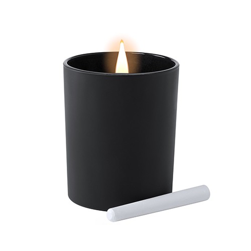 Candle slate jar with chalk Fersinone Candle slate jar with chalk Fersinone