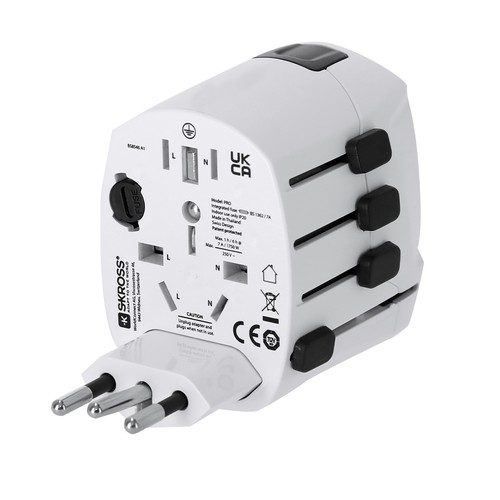 Universal Reise Adapter Skross PRO 3-POLE