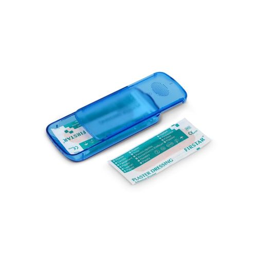 Plaster box with 5 PE plasters (56 × 18 mm) Plaster box with 5 PE plasters (56 × 18 mm)