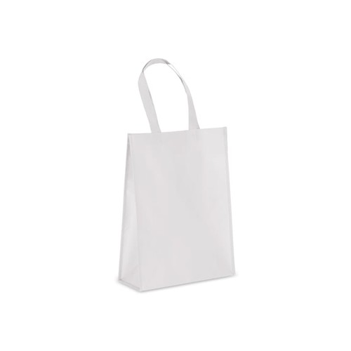 R-PET Draagtas gelamineerd non-woven 30 x 12 x 40cm 105g/m²