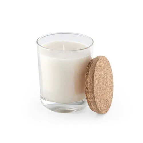 ZEN 180. Bougie aromatique dans une coupelle en verre avec un couvercle en liège 180 g