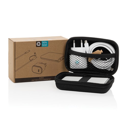 Set ricarica type C 20W 3 pezzi Surge in rPET RCS