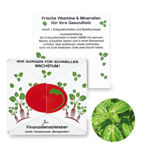 Closure – Oval Seed Card - Basil