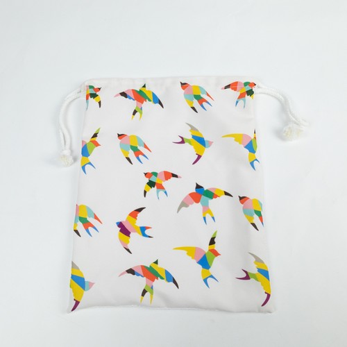 PETIT SAC POLYESTER AVEC FILET PERSONNALISABLE