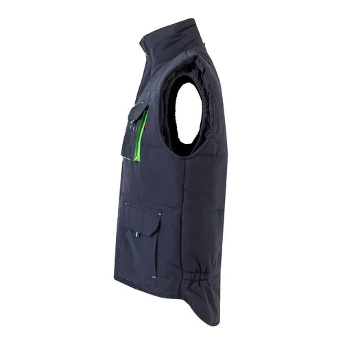 VL NERGAL. Padded vest, two-tone, multi-pocket (120g/m²), in polyester (100%) VL NERGAL. Padded vest, two-tone, multi-pocket (120g/m²), in polyester (100%)