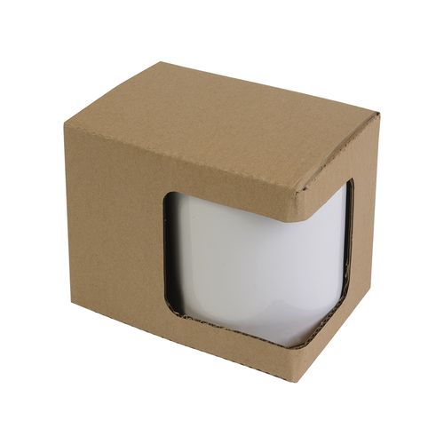 White grade A ceramic mug, suitable for dishwashers and microwaves, open box (0.32 L)