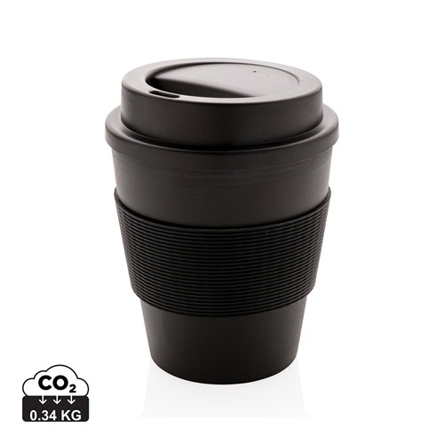 Herbruikbare koffiebeker met schroefdop 350ml Herbruikbare koffiebeker met schroefdop 350ml