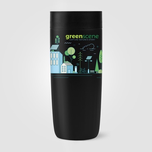 Tumbler Majesty in acciaio inossidabile riciclato - 385 ml