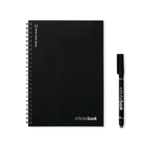 INFINITEBOOK LINED A5. A5 Infinitebook with flexible cover and 15 lined whiteboard pages INFINITEBOOK LINED A5. A5 Infinitebook with flexible cover and 15 lined whiteboard pages