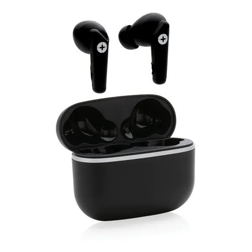 RCS recycled plastic Swiss Peak TWS earbuds 2.0 RCS recycled plastic Swiss Peak TWS earbuds 2.0