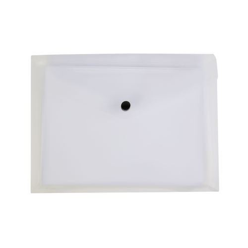 Busta portadocumenti in PP 150 con 1 tasca e chiusura a clip (A5), con soffietto Busta portadocumenti in PP 150 con 1 tasca e chiusura a clip (A5), con soffietto