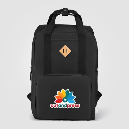 Majesty 300D rPET 38 cm Laptop Adjustable Strap Backpack - 16L Majesty 300D rPET 38 cm Laptop Adjustable Strap Backpack - 16L