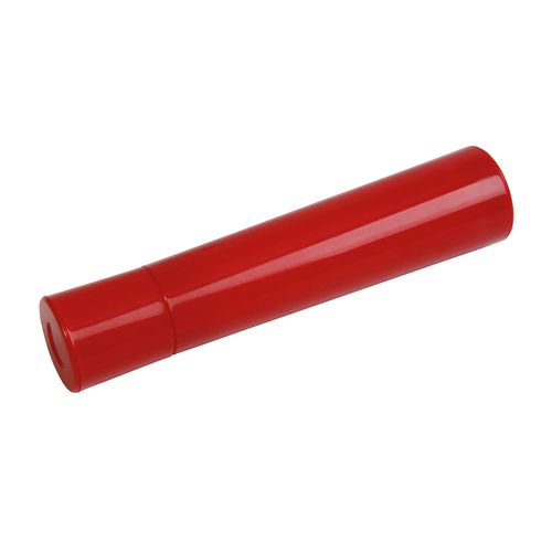 Travel-size lint roller with lid and adhesive roll (11 cm tall, 2.4 cm diameter)