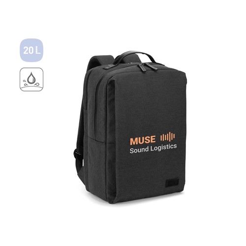 GLASGOW. Laptop rucksack (17") made from high-density 600D recycled polyester (20L) GLASGOW. Laptop rucksack (17") made from high-density 600D recycled polyester (20L)