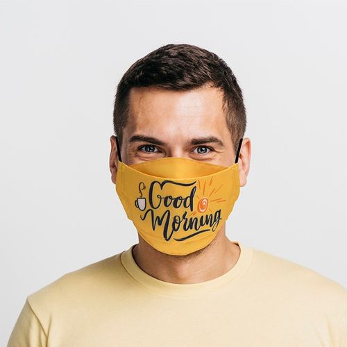 Double Layer 3D Flat-Fold Fabric Face Mask Double Layer 3D Flat-Fold Fabric Face Mask