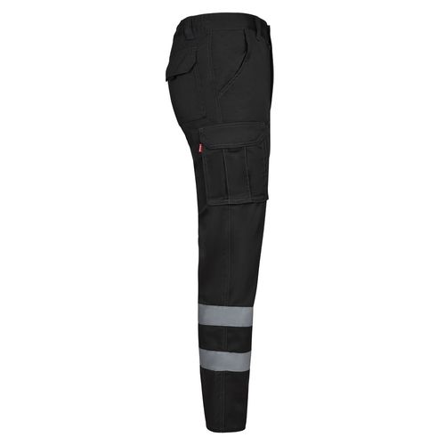 VL DIONYSUS. Pantalon stretch multipoches (240g/m²), en coton (46%), EME (38%) et polyester (16%)