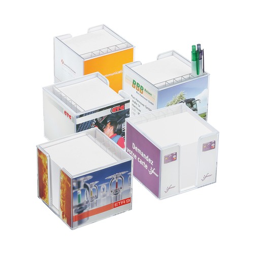 Memo box "Sigma", double-walled with organizer