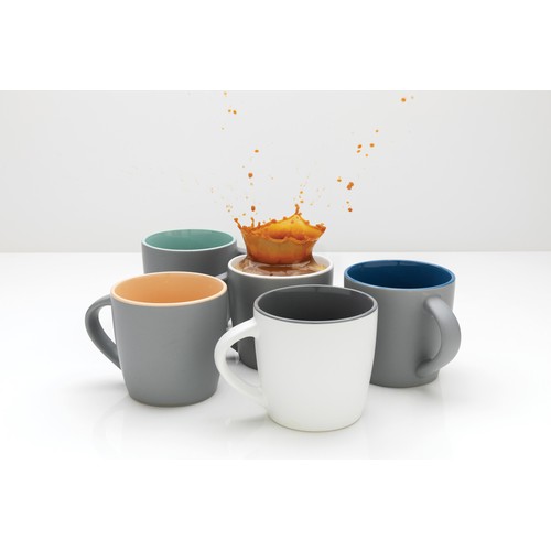 Ceramic mug with coloured inner 300ml Ceramic mug with coloured inner 300ml