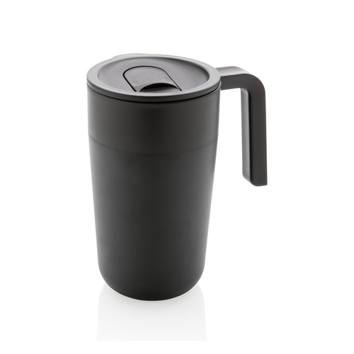 GRS Recycled PP and SS mug with handle GRS Recycled PP and SS mug with handle