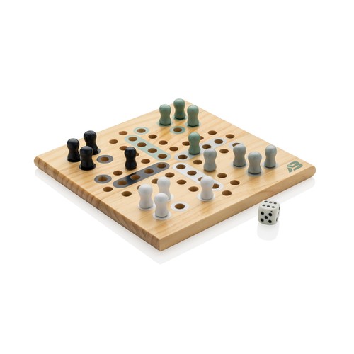 Claire wooden Ludo game Claire wooden Ludo game