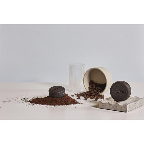 Unwaste Duopack Scrub & Shampoo bar Koffieolie Unwaste Duopack Scrub & Shampoo bar Koffieolie