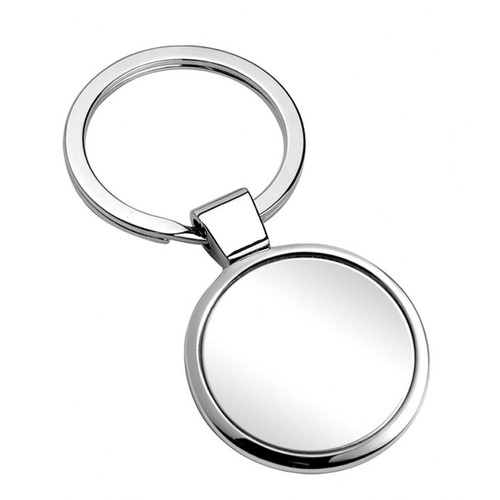 PORTE-CLÉS ROND CHROMÉ d=30 mm