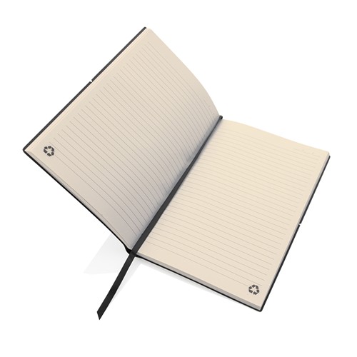 A5 GRS recycled leather notebook