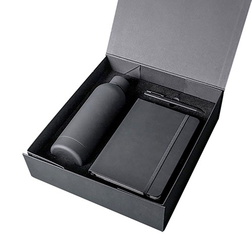 Kit de bolígrafo, botella, cuaderno y caja Diascia