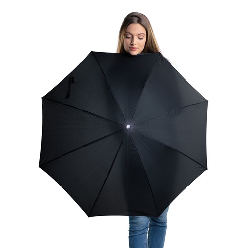 23" WINDPROOF UMBRELLA IN 190T PONGEE WITH TORCH