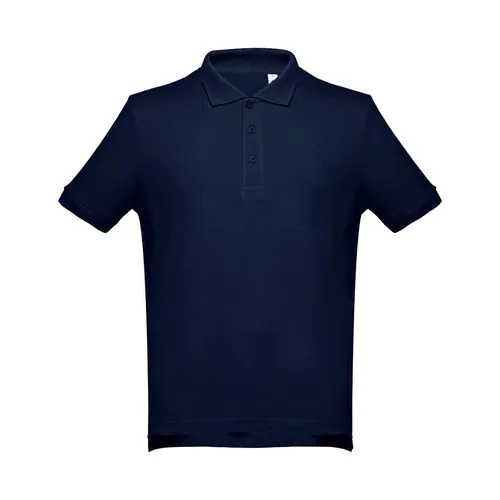 THC ADAM. Polo da uomo in cotone a maniche corte