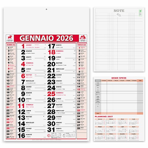 Calendrier néerlandais élégant Calendario Olandese Elegant