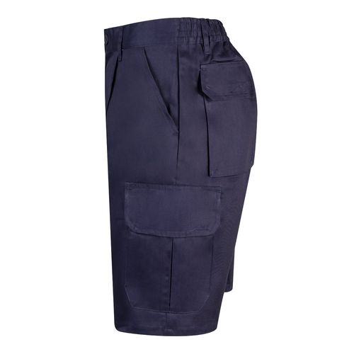 VL CHIONE. Bermuda sergé, multipoches (200g/m²), en coton (35%) et polyester (65%)