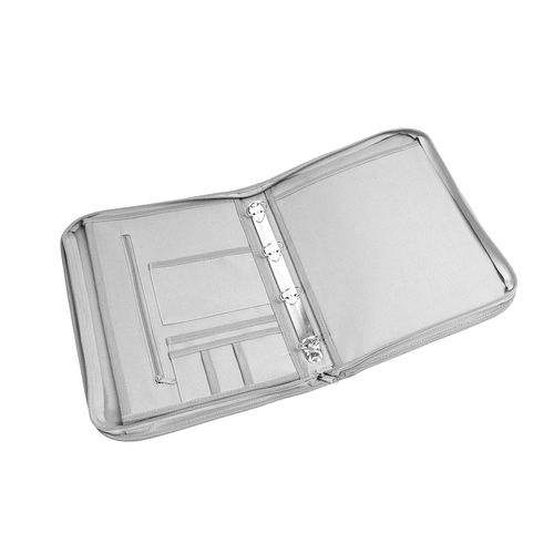 600D polyester brief folder with 4-ring sheet binder