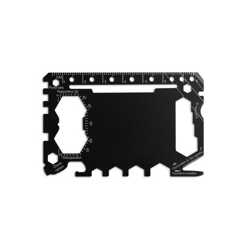 TARJETA HERRAMIENTA MULTIFUNCIÓN DE ACERO INOXIDABLE TARJETA HERRAMIENTA MULTIFUNCIÓN DE ACERO INOXIDABLE