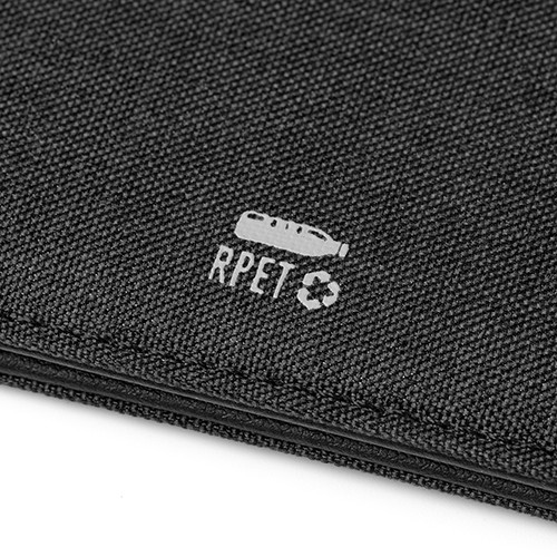 Wallet with melange finish and RFID security syste Donaldo