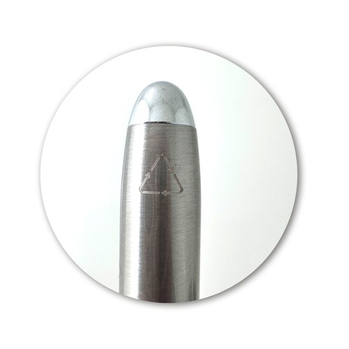 STYLO A BILLE EN ACIER RECYCLE