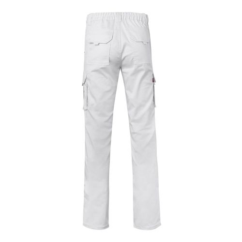 VL PAN. Multi-pocket stretch trousers (290g/m²), in cotton (46%), EME (38%) and polyester (16%)