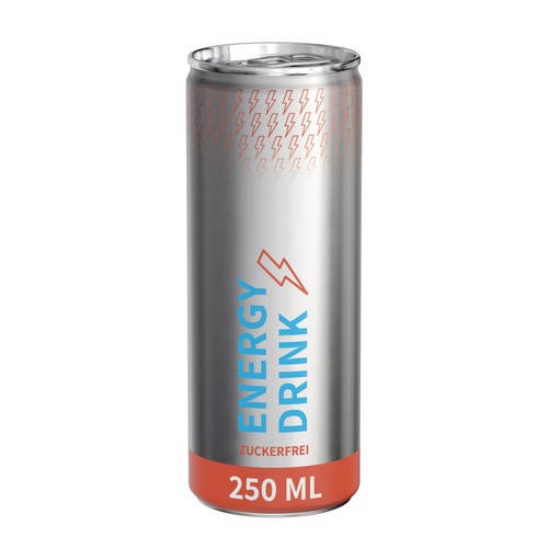 Energy Drink sugarfree (GER), 250 ml, Fullbody transp. Energy Drink sugarfree (GER), 250 ml, Fullbody transp.
