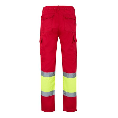 VL POSEIDON. Two-tone multi-pocket twill trousers (210g/m²), in cotton (20%) and polyester (80%)