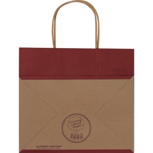 papieren tas, klein papieren tas, klein
