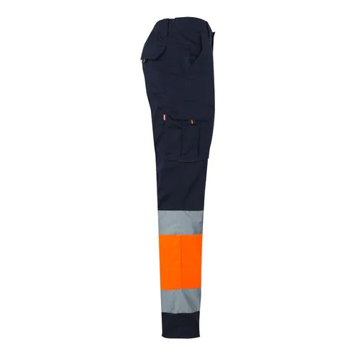 VL ZEUS LARGE. Two-tone, multi-pocket stretch trousers (240g/m²), in cotton (46%), EME (38%) and polyester (16%) VL ZEUS LARGE. Two-tone, multi-pocket stretch trousers (240g/m²), in cotton (46%), EME (38%) and polyester (16%)