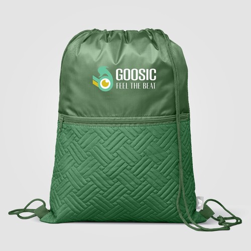 Borsa trapuntata con coulisse in materiale riciclato Sora - 6L Borsa trapuntata con coulisse in materiale riciclato Sora - 6L