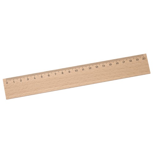 Wooden ruler 20 cm Wooden ruler 20 cm