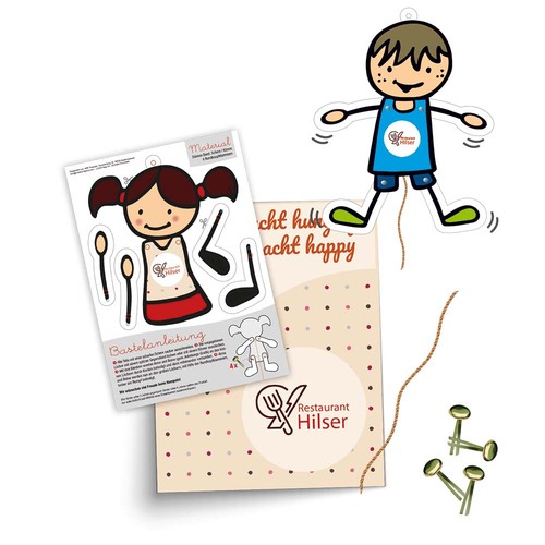 Jumping Jack Craft Kit A4 - in a personalized envelope