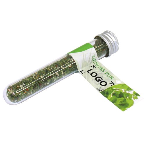Glass Tube Salad Herbs