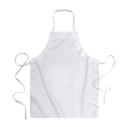 30% cotton/70% polyester (160 g/m2) cooking apron with adjustable tie