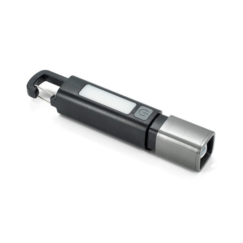 WIGGINS. Linterna de ABS, con una luz LED de 2 W (53 lúmenes) en la parte delantera y una luz COB (53 lúmenes) en la parte superior WIGGINS. Linterna de ABS, con una luz LED de 2 W (53 lúmenes) en la parte delantera y una luz COB (53 lúmenes) en la parte superior