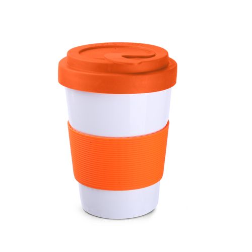 Beker Coffee2go Lock 350ml oranje Beker Coffee2go Lock 350ml oranje